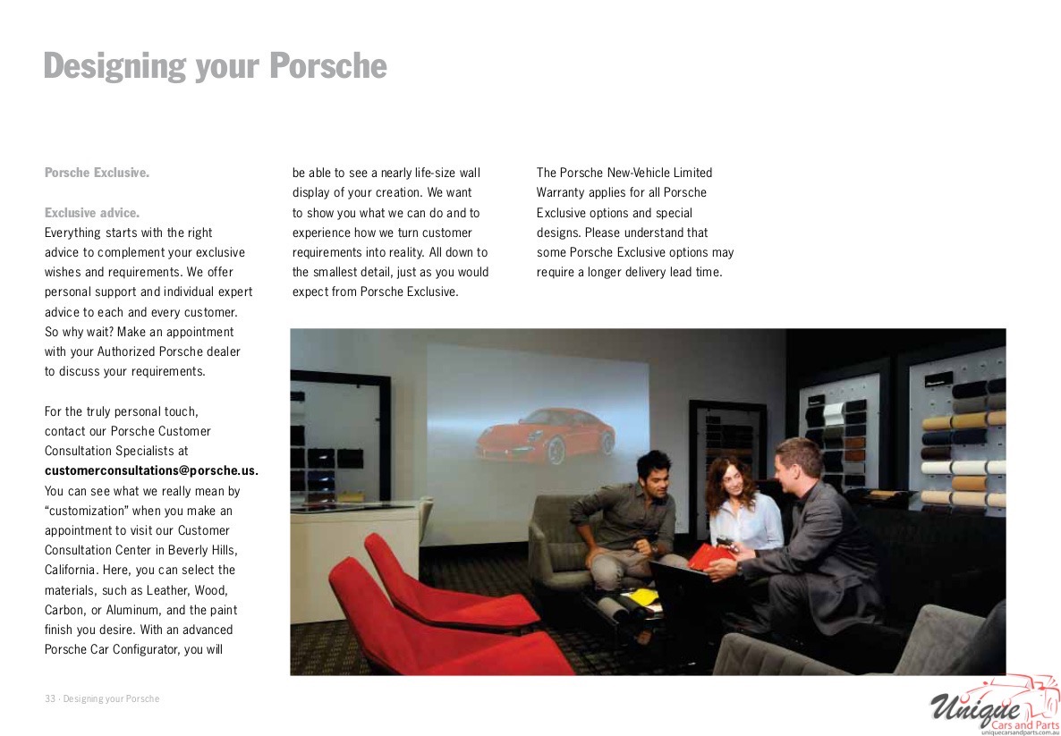2013 Porsche Boxster Exclusive Brochure Page 11